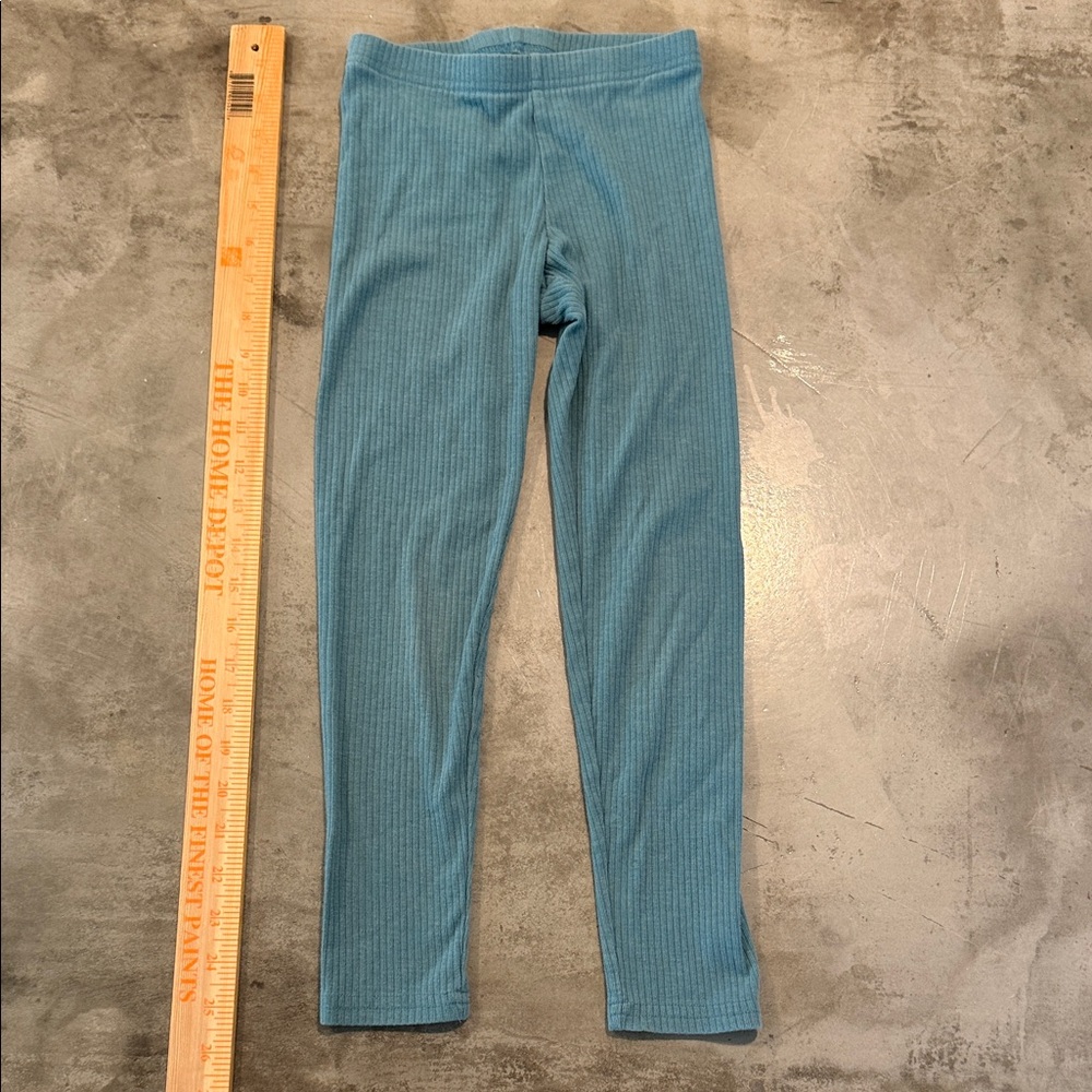 Old Navy Kids Blue Ribbed Leggings
